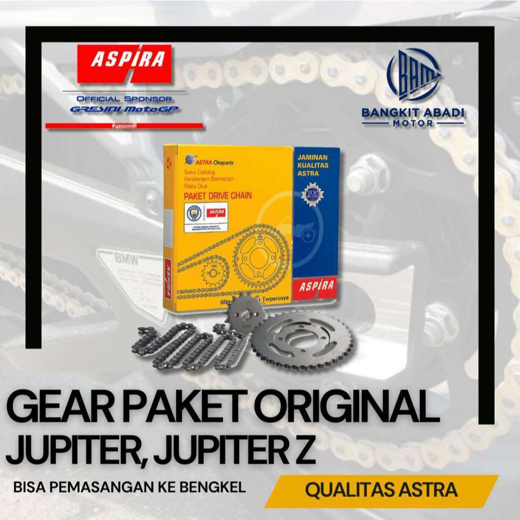 Aspira Gear Paket Gear Set Jupiter Z Vega R Jupiter Z Robot Kualitas Astra