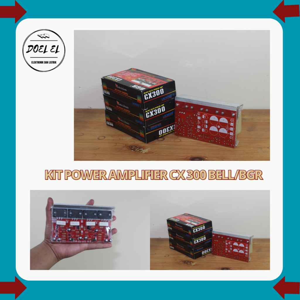 KIT POWER AMPLIFIER STEREO CX300 | BELL CX-300