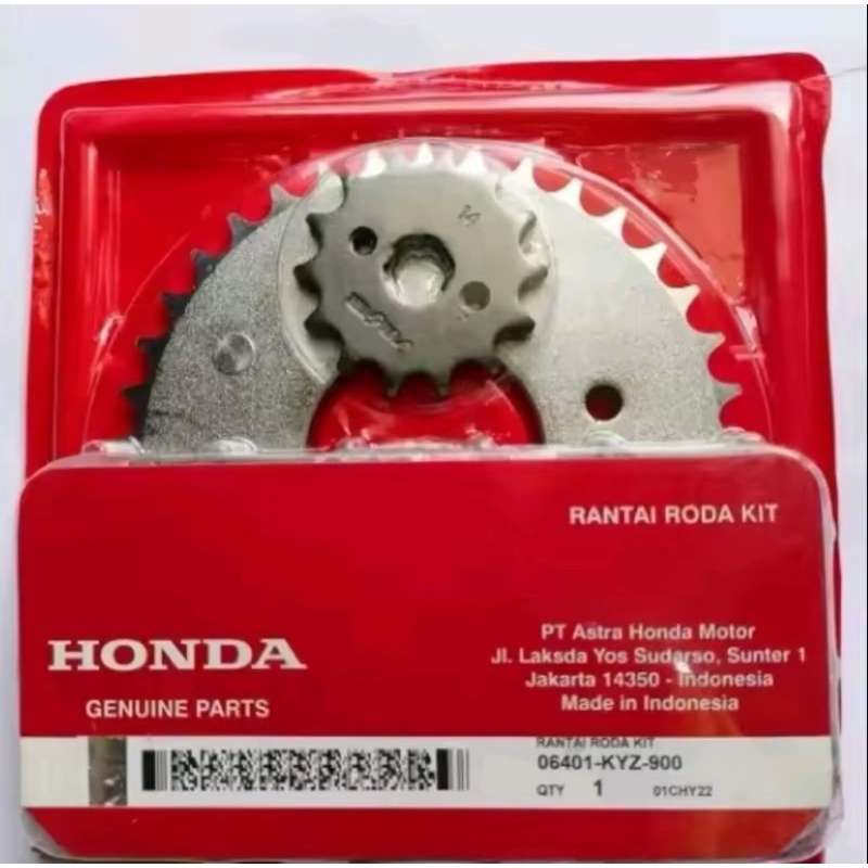 Gear Set Honda KYZ Supra X125 Hel-im Injeksi