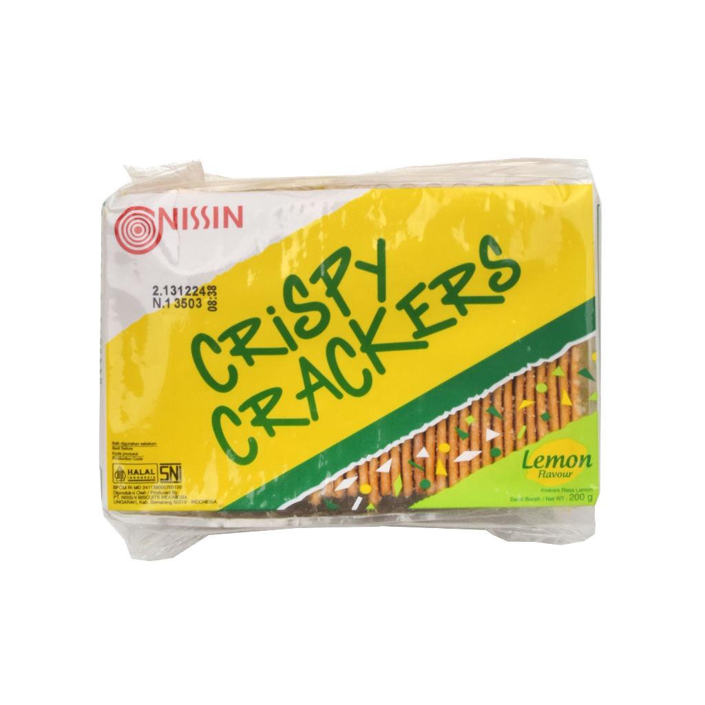 

Biskuit NISSIN Crispy Crackers Lemon 200 Gr