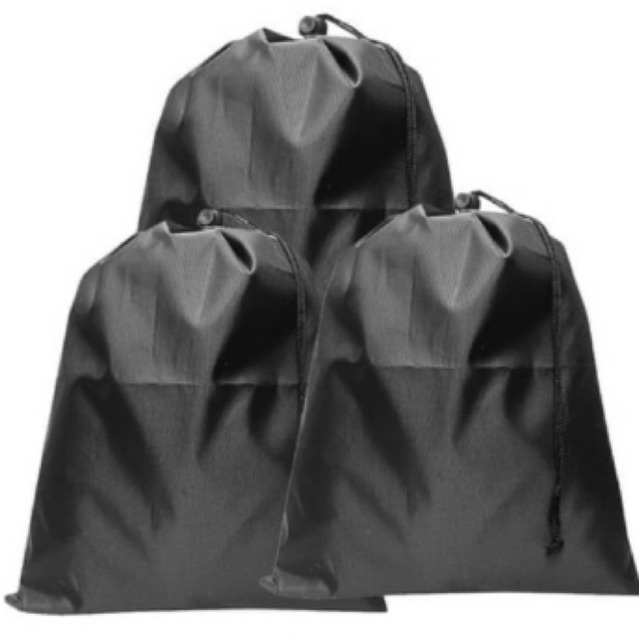 Sarung Cover Tas  Serut WATERPROOF HITAMDust Bag - Goodie Bag - Pembungkus Bungkus Pelindung Debu AN