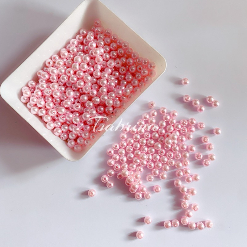 parel ringan | manik-manik | accessories mutiara 3mm 6mm 8mm