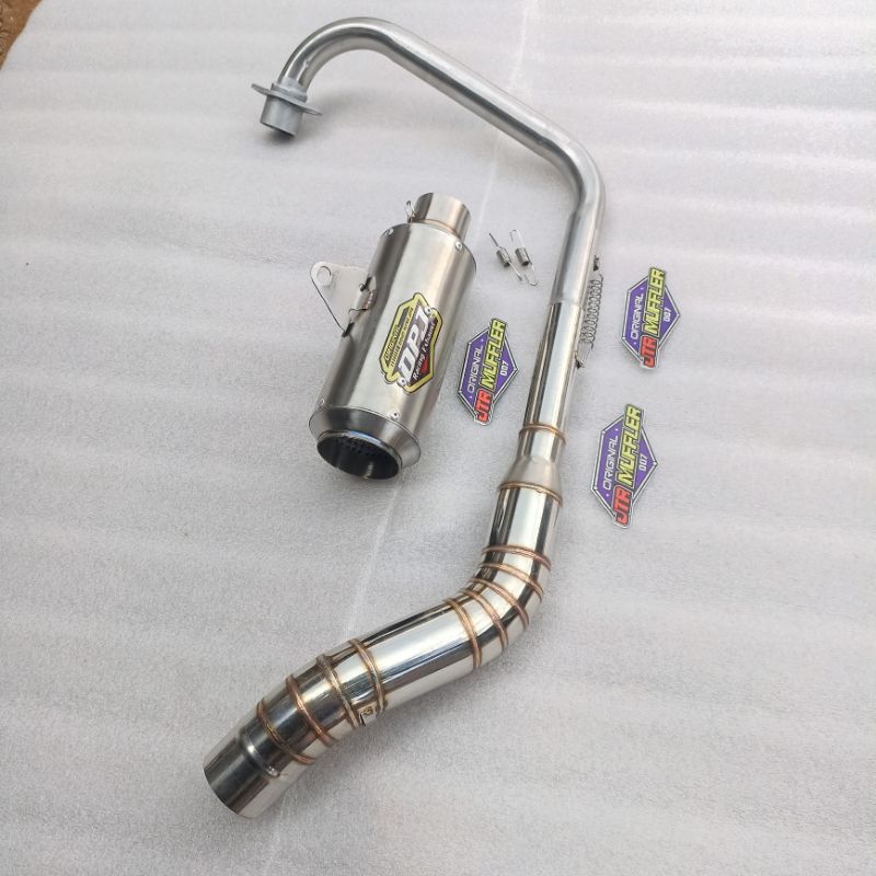 knalpot Dpj gp1 kolong bawah Crf 150l klx 150 Dtracker 150