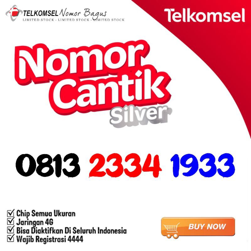 Nomor Cantik Telkomsel 1933 2334