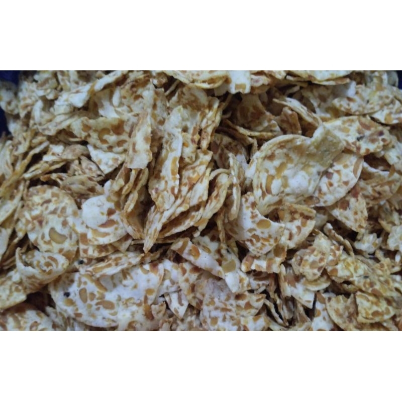 

keripik tempe enak dan gurih kemasan picture 500g