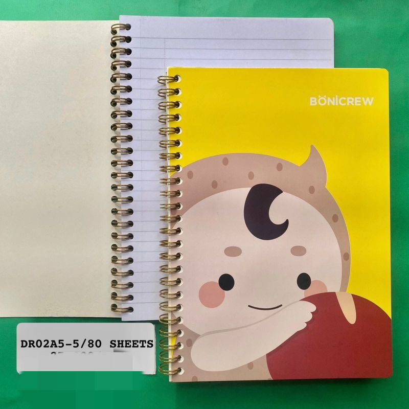 

OXFORD NOTEBOOK SPIRAL DR02A5-5/ 80 LEMBAR/UK 20X14.9CM A5