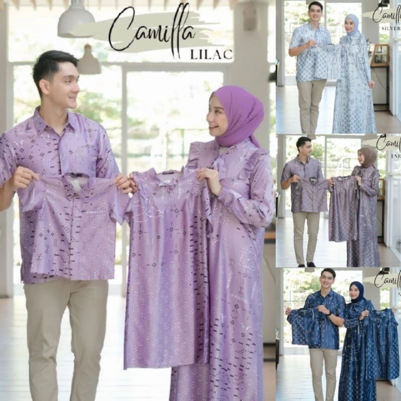 Baju Couple Sarimbit Keluarga Silk Terbaru Baju Couple Keluarga Pasangan Gamis Kemeja Ayah Ibu Anak 