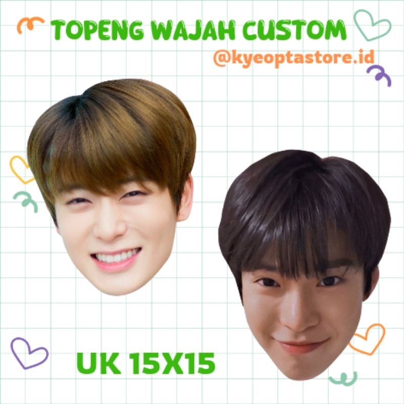 CUSTOM TOPENG WAJAH ||Topeng Wajah Custom|| Topeng Lucu Custom