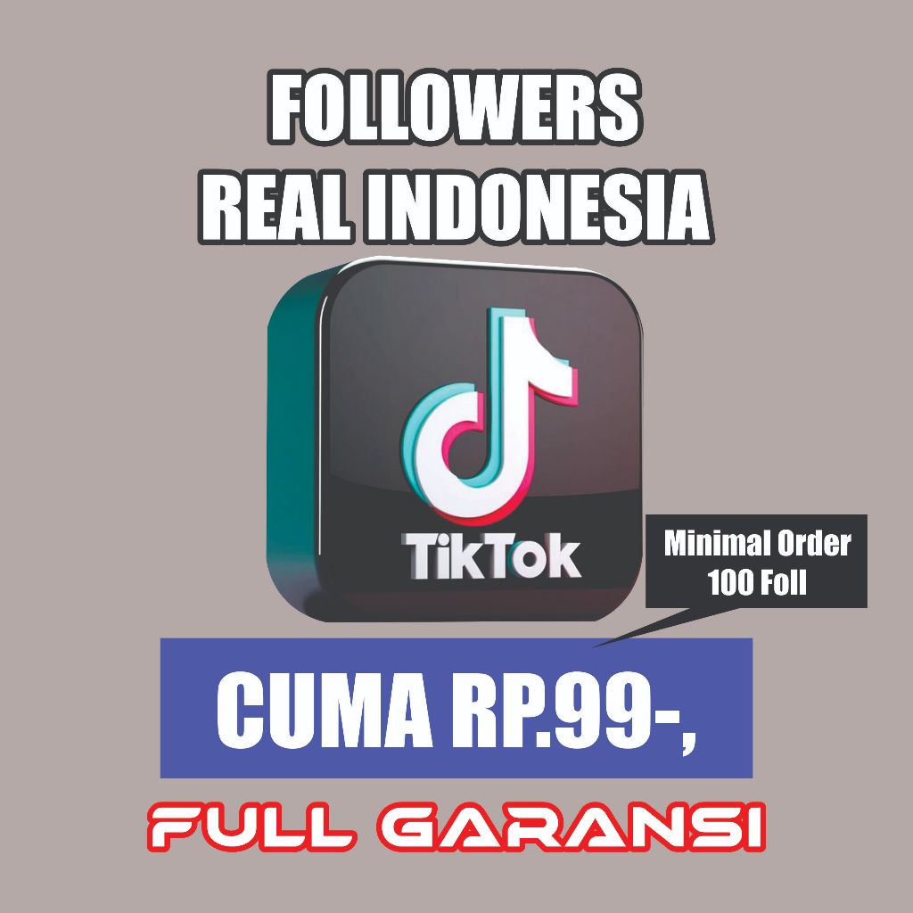 Follower permanen aktif tiktok / folowers tiktok / followers tiktok permanen / jual followers tiktok