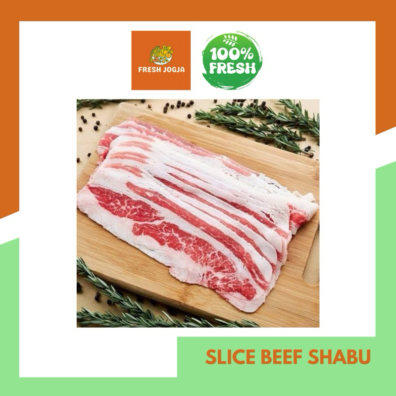 

Slice Beef Shabu 250gr | Fresh Jogja