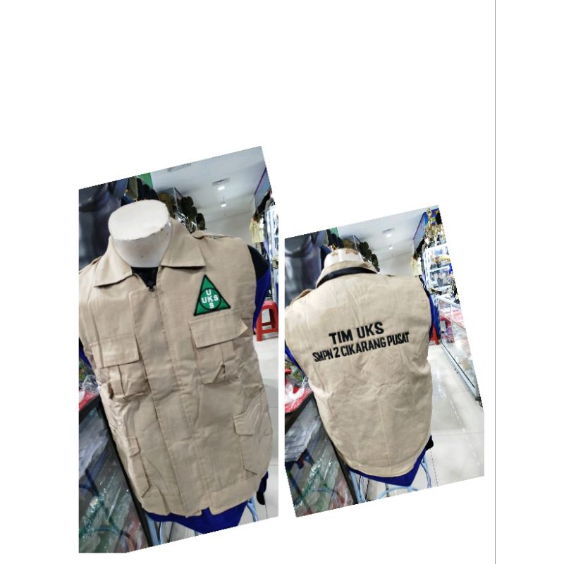 rompi tim uks#rompi uks cream