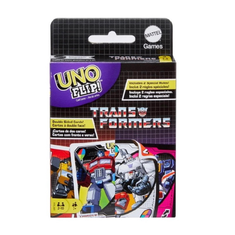 Kartu UNO FLIP TRANSFORMERS - Permainan Kartu UNO