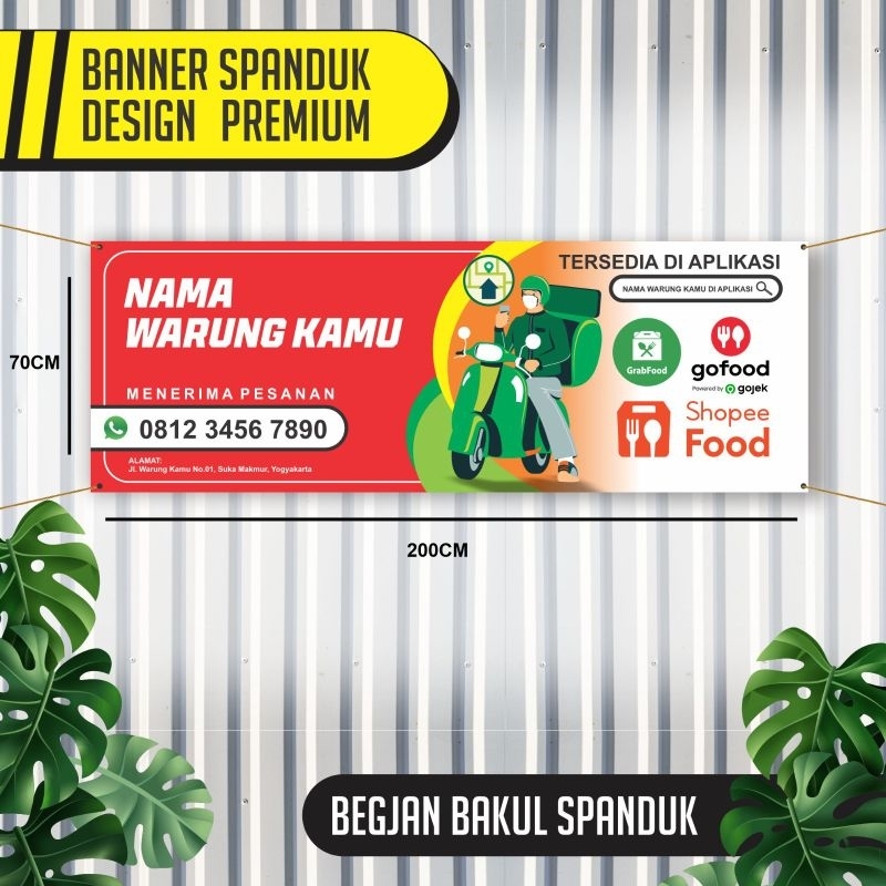 

BANNER SPANDUK WARUNG OJEK ONLINE 70CM X 200CM
