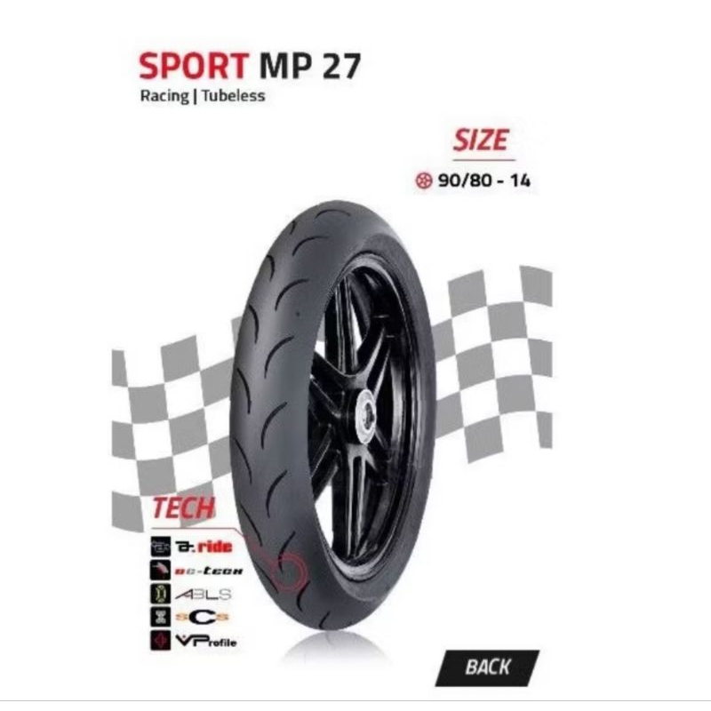 Ban Luar Tubles Fdr Sport Mp-27 Ring 14 90/80