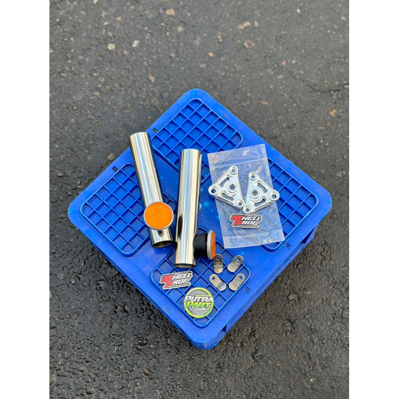 Kupingan k5 cnc whellprof kupingan lampu k5 cnc wp breket lampu k5 cnc whellprof WP part set slongso