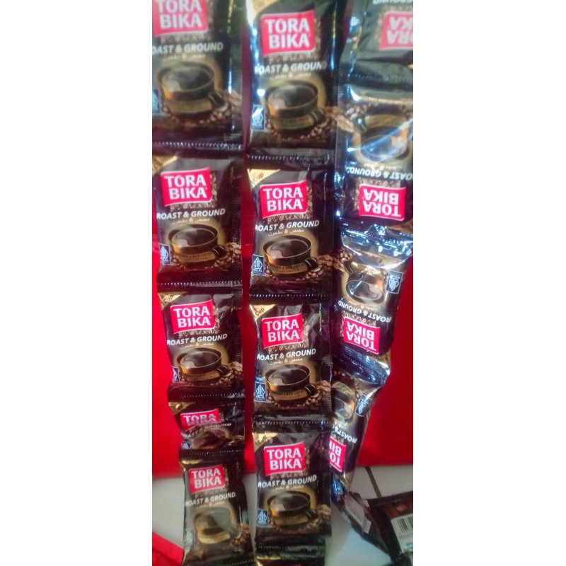 

10biji/1RENTENG kopi Torabika ROAST GROUND 100% KOPI MURNI kemasan 5g