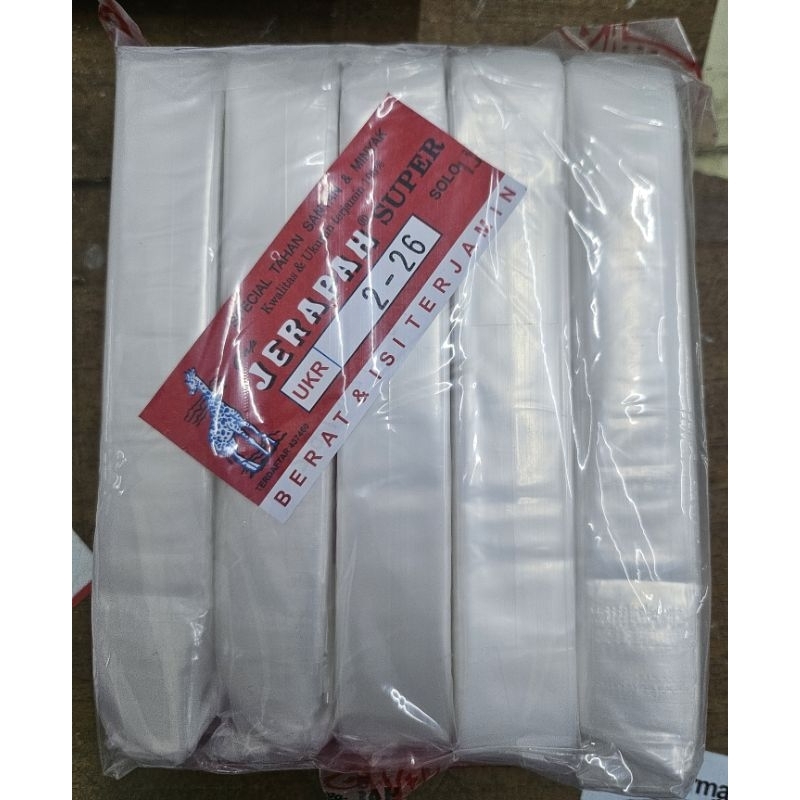 PLASTIK ES PENSIL PE JERAPAH 2 × 26