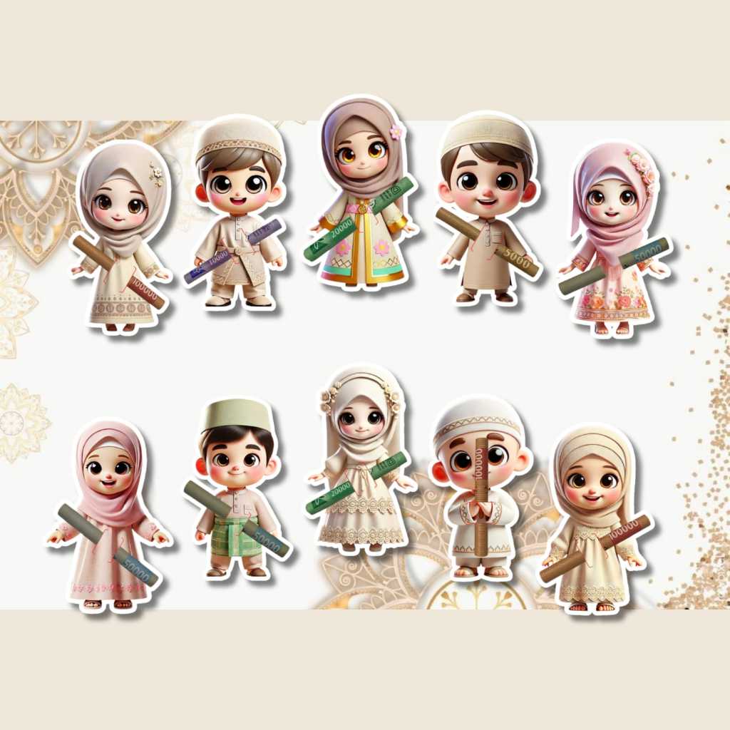 

Isi 10 pcs Amplop Angpao Lebaran 2025 Amplop Karakter Peluk Amplop Lucu Gemoy Amplop Uang Selip