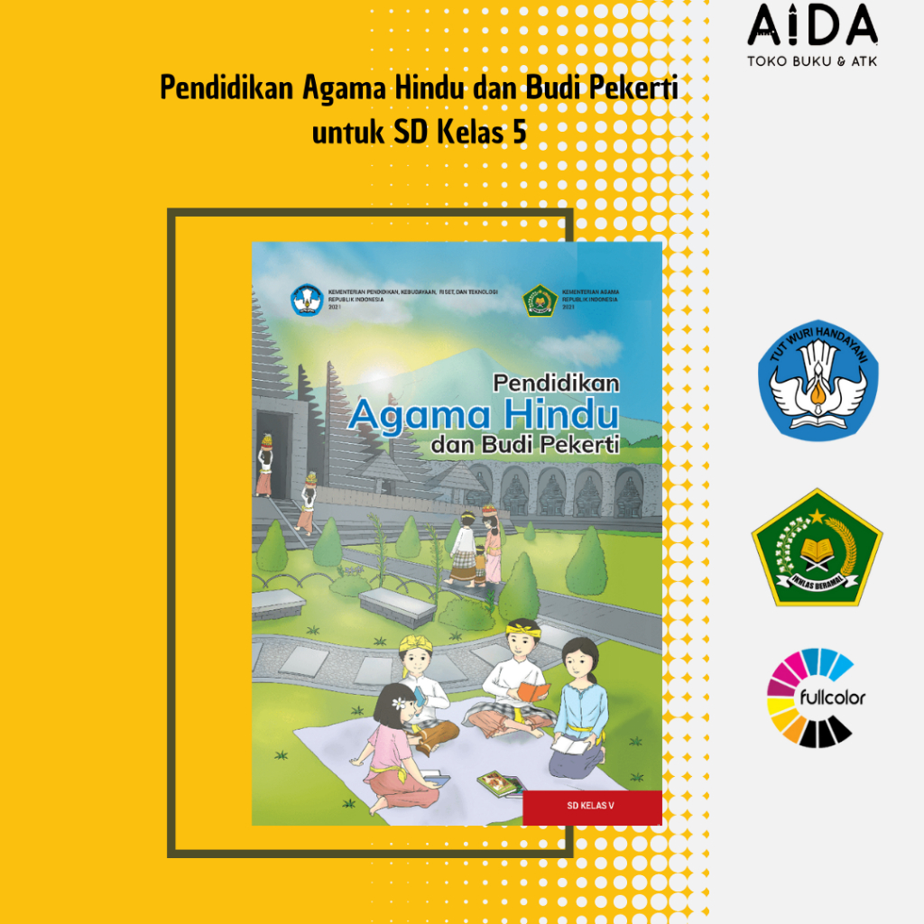 Buku Pendidikan Kurikulum Merdeka SD Agama Hindu Kelas 5 - Pendidikan Agama Hindu dan Budi Pekerti K