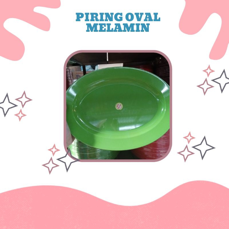 PIRING OVAL MELAMIN / PIRING MELAMIN MURAH