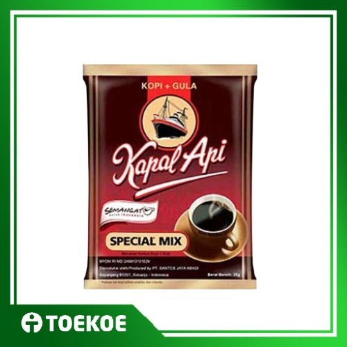 

TOEKOE Kopi Kapal Api Special Mix Kemasan Sachet per 1 renceng (10 pcs x 24g)