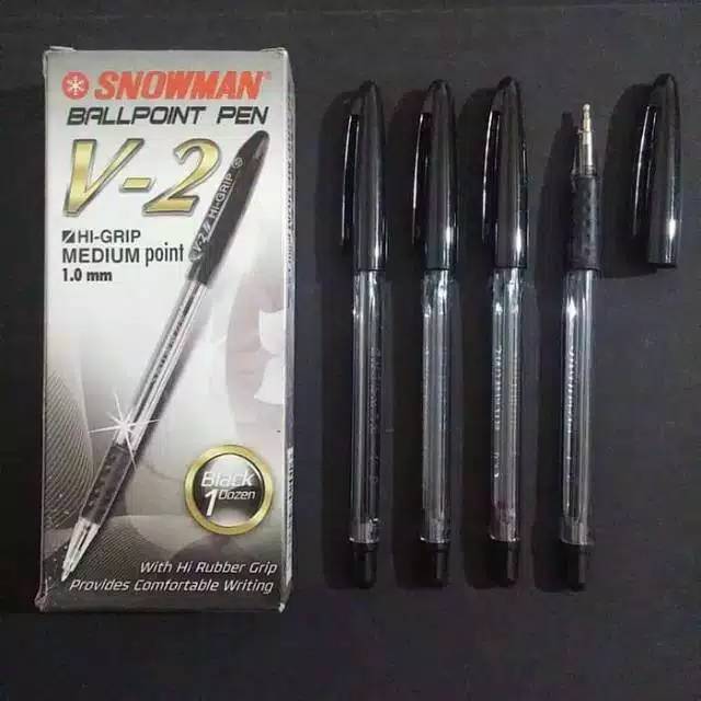 

Snowman Ballpoint Pen V-2 1.0 MM / Pulpen Snowman Harga /Pcs - Harga Satuan