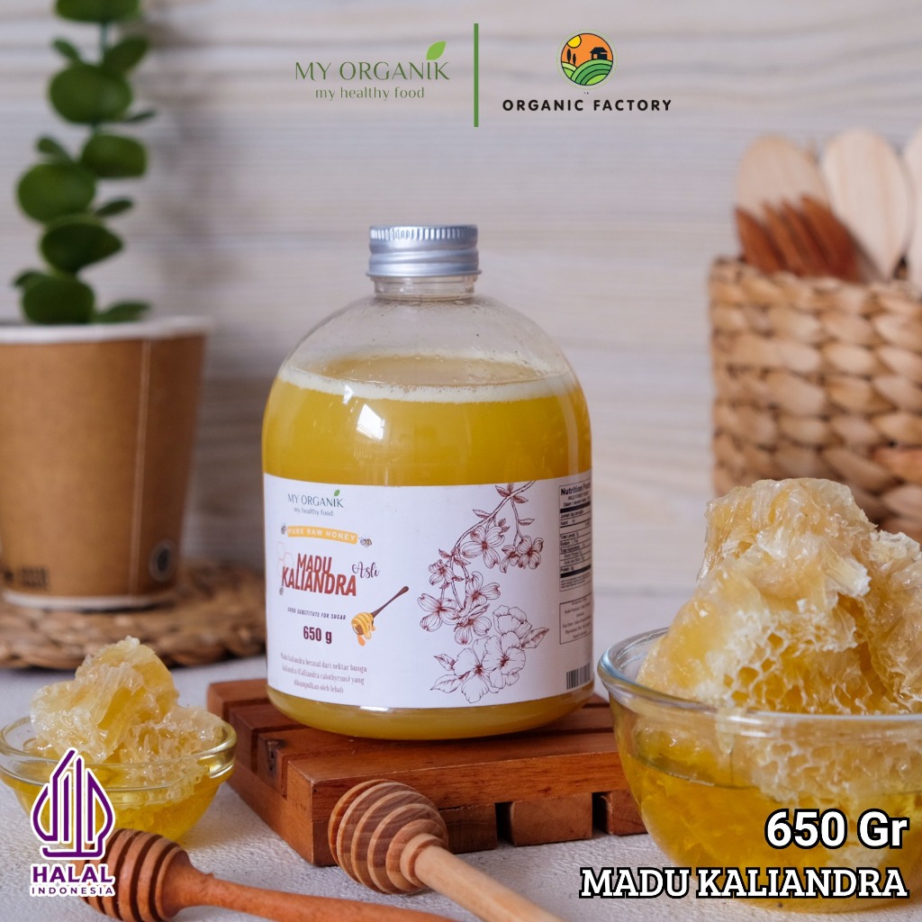 

My Organik Madu Murni Kaliandra 650gr Premium Natural Raw Honey Original 100%