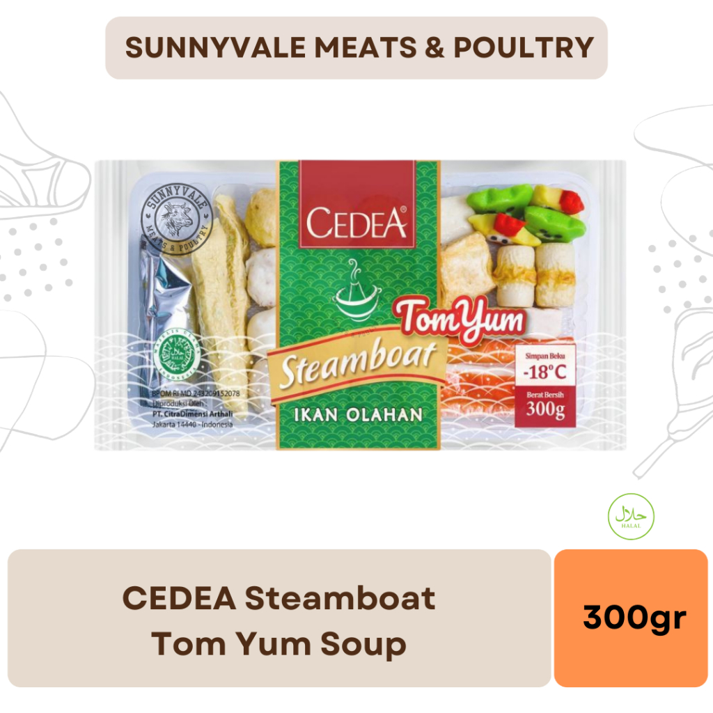 

CEDEA Steamboat Package | Menu Shabu-Shabu Instant - Halal | Tom Yum Soup