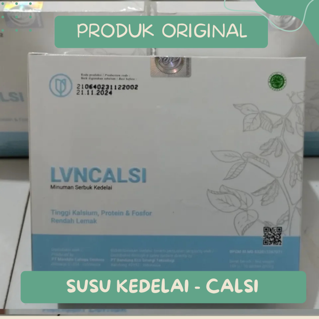 

Susu Kalsium - Susu Kedelai Untuk Anak - 1 Kotak 10 Sachet - Menambah Nafsumakan Pada Anak