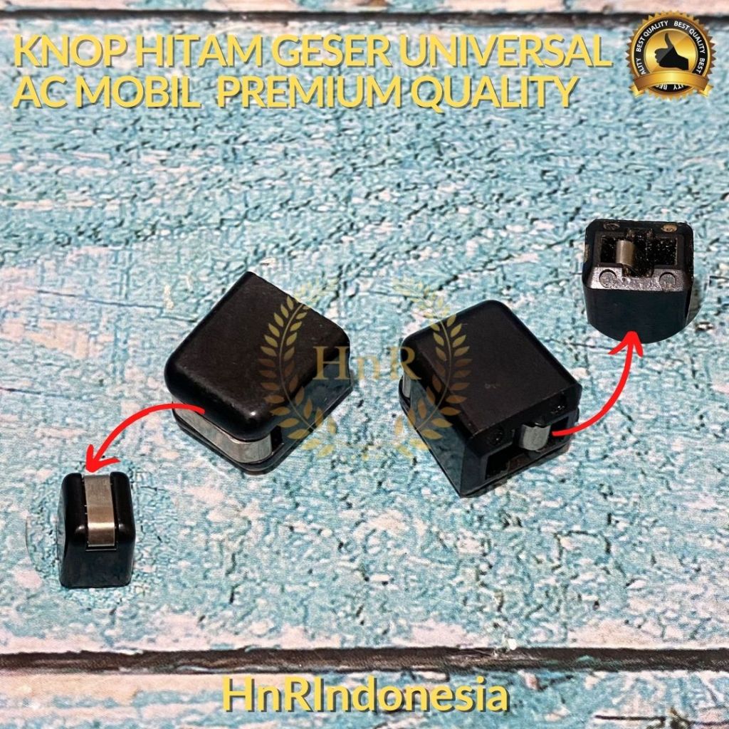 Knop Hitam Geser Universal AC Mobil PREMIUM QUALITY