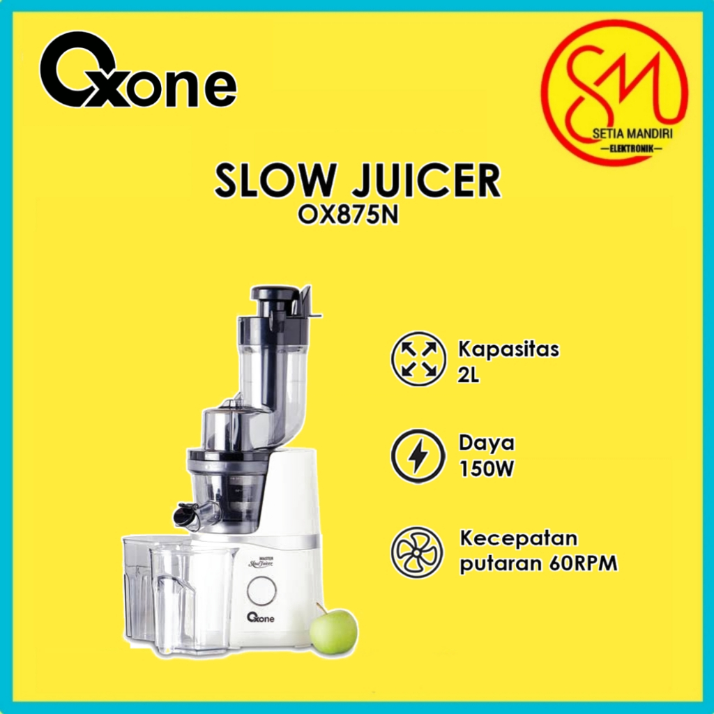 OXONE OX875N Master Slow Juicer | Cold Pressed Juice