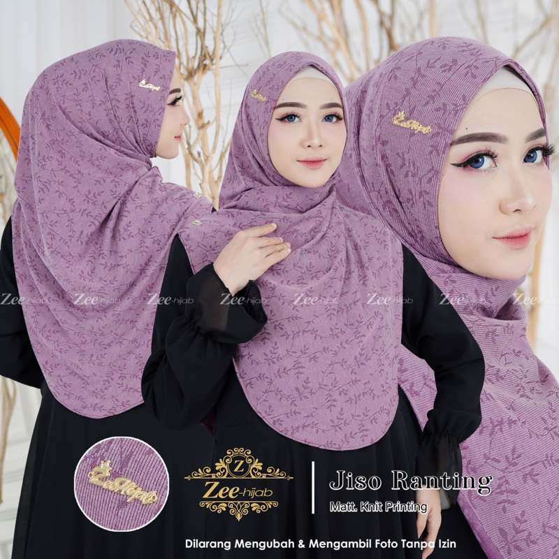 JILBAB JISO KNIT MOTIF/ Jilbab jisoo / Kerudung instan / Pashmina instan / Jilbab motif / Jilbab Kni