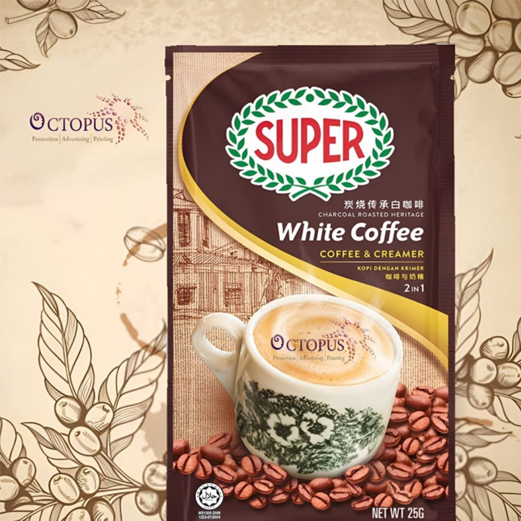 

Super White Coffee Classic 3 in 1