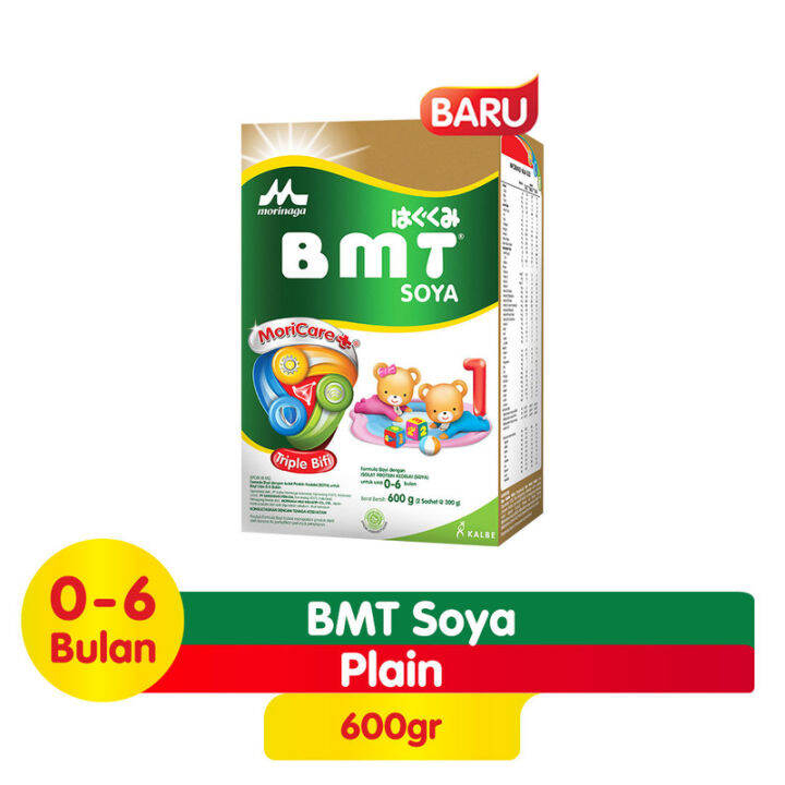 Morinaga BMT Soya - Susu Bayi Alergi Susu Sapi Usia 0 - 6 Bulan