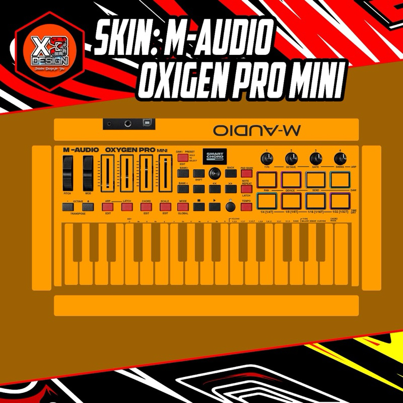 SKINZ M-AUDIO OXYGEN PRO MINI ALL VARIAN COLOUT & CUSTOM DESIGN