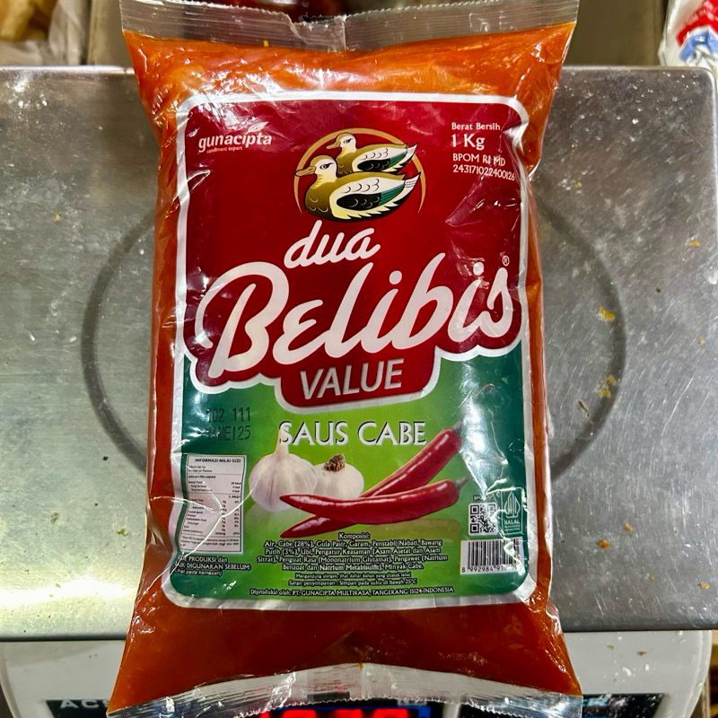 

Saos Saus Belibis Value Kemasan Bantal 1 kg