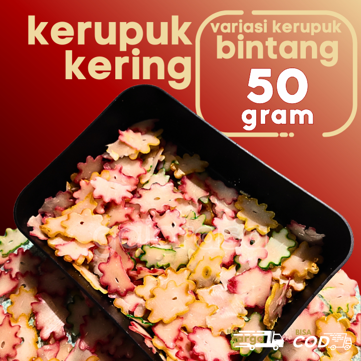 

Kerupuk Bintang isi 50g by GaiaRasa