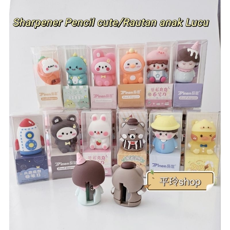 

Sharpener Pencil Character Cute/Rautan Pensil Lucu