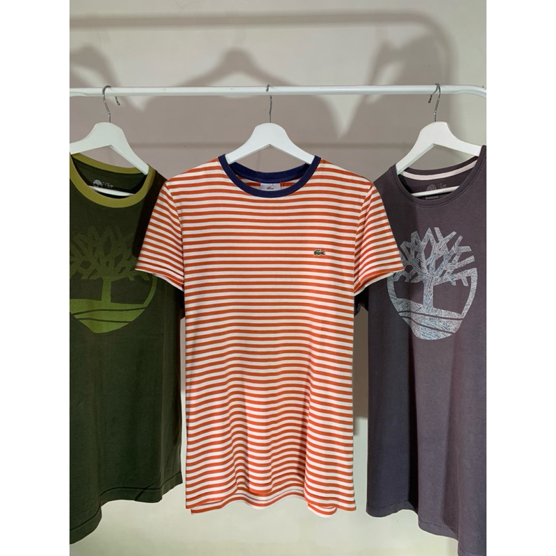 KAOS LACOSTE STRIPES BASIC LOGO SECOND BRANDED