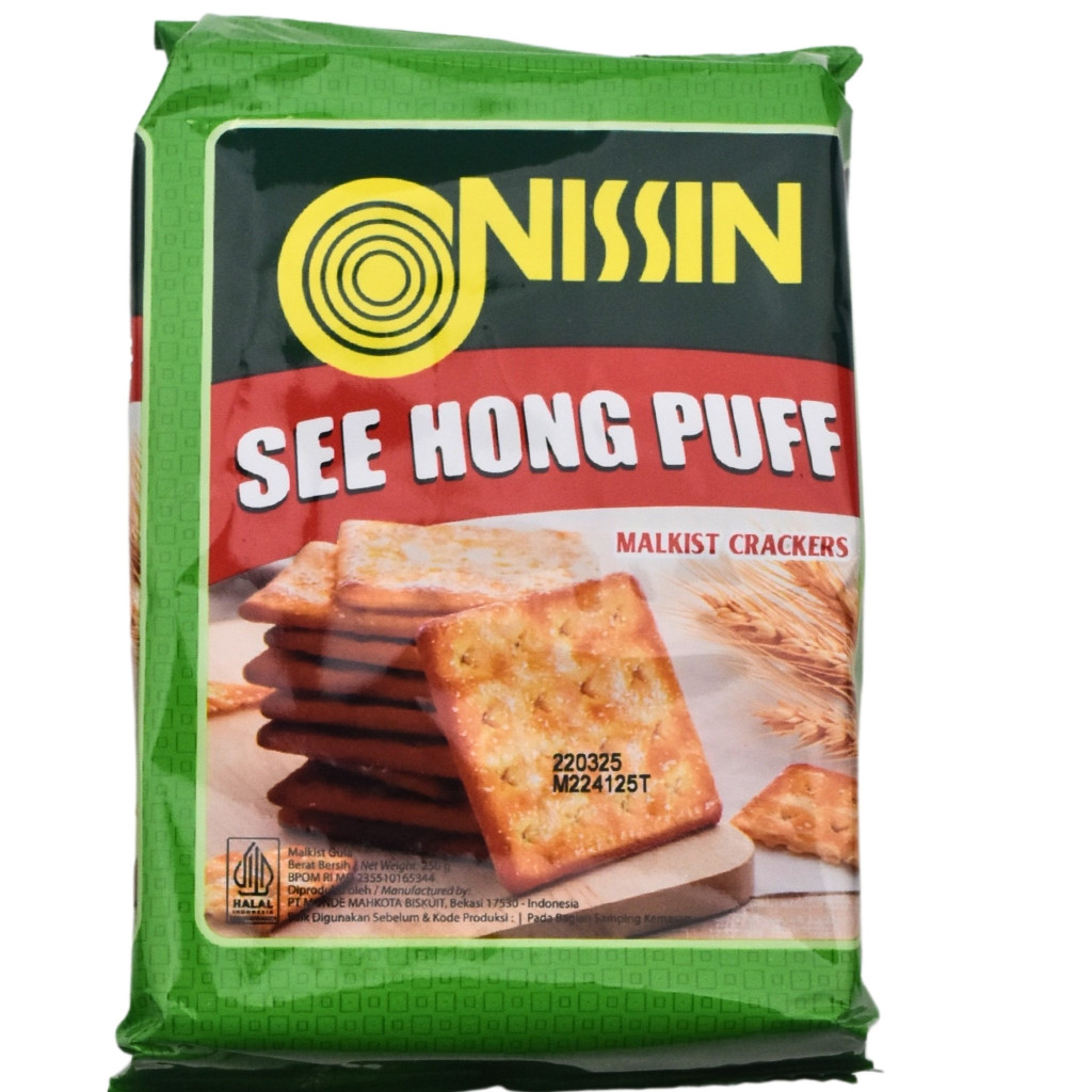 

Biskuit Kraker Gula NISSIN See Hong Puff Crackers Sugar 250 gr