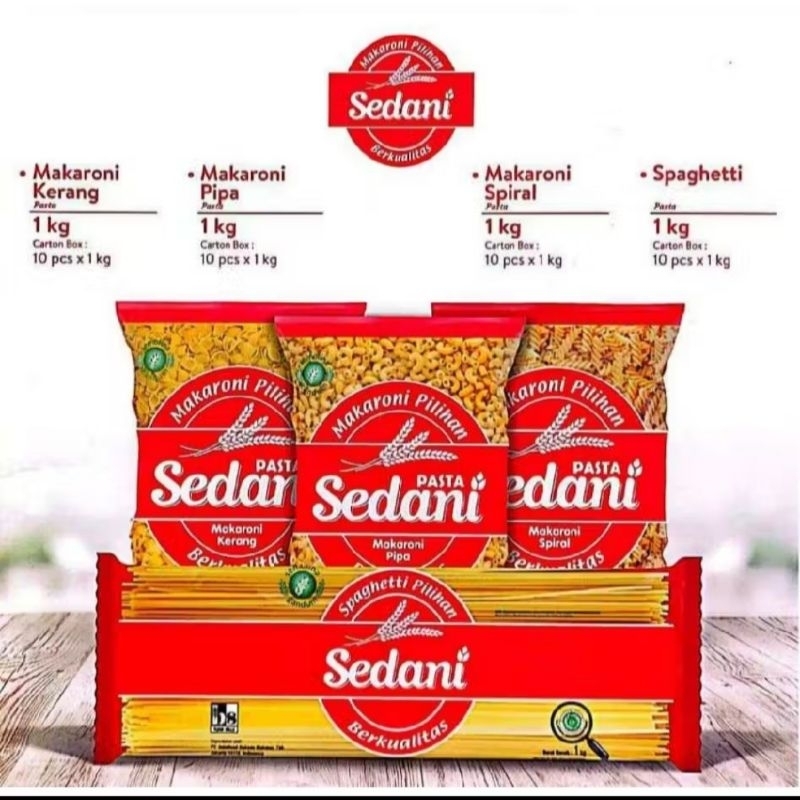 

SEDANI MAKARONI PIPA / MAKARONI SPRIAL - 1KG