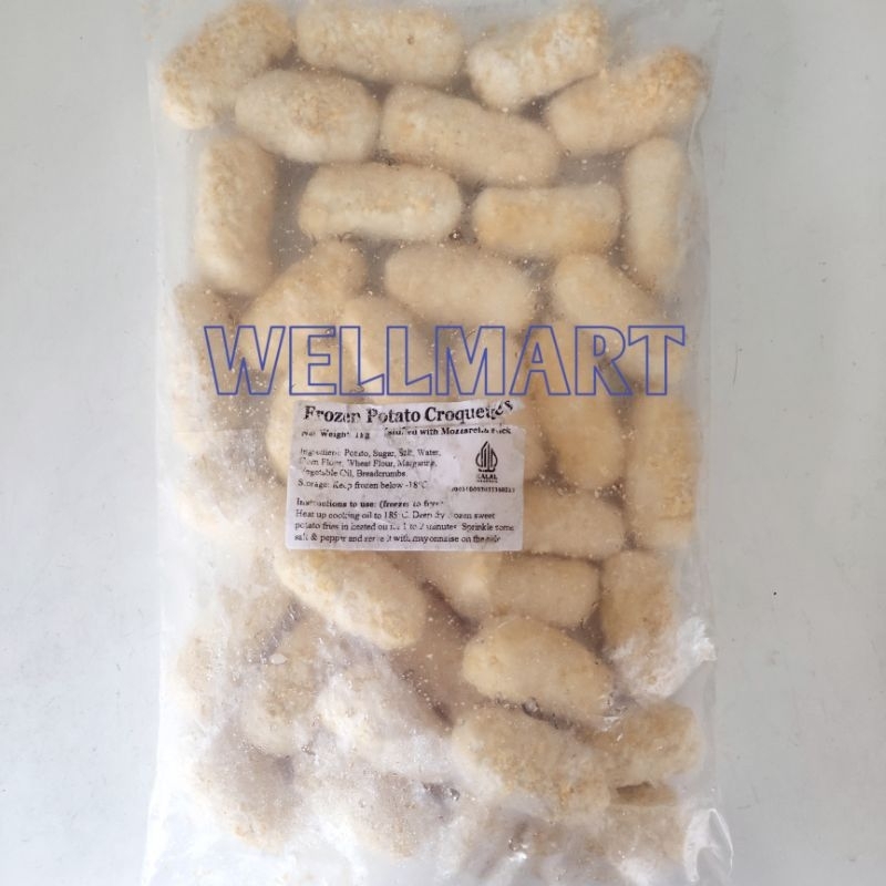 

Kroket Kentang Keju Mozzarella 1 Kg Frozen Potato Croquettes