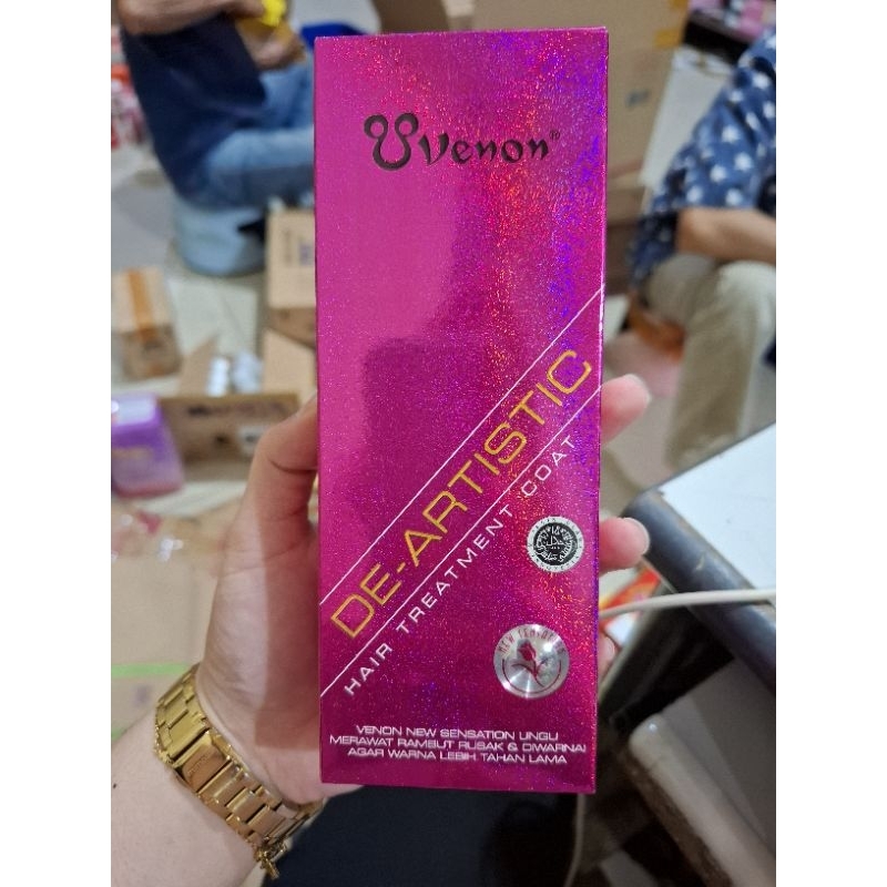 Venon Minyak Rambut Vitamin Rambut Warna ungu 160ml