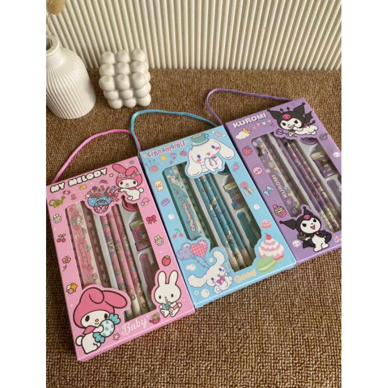 

Set alat tulis SANRIO / Stationery SANRIO / Set alat tulis CINNAMOROLL KUROMI MY MELODY / Pensil kuromi