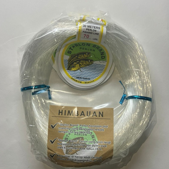 Senar Pancing No.70lb Merk Starlon (PERLON)