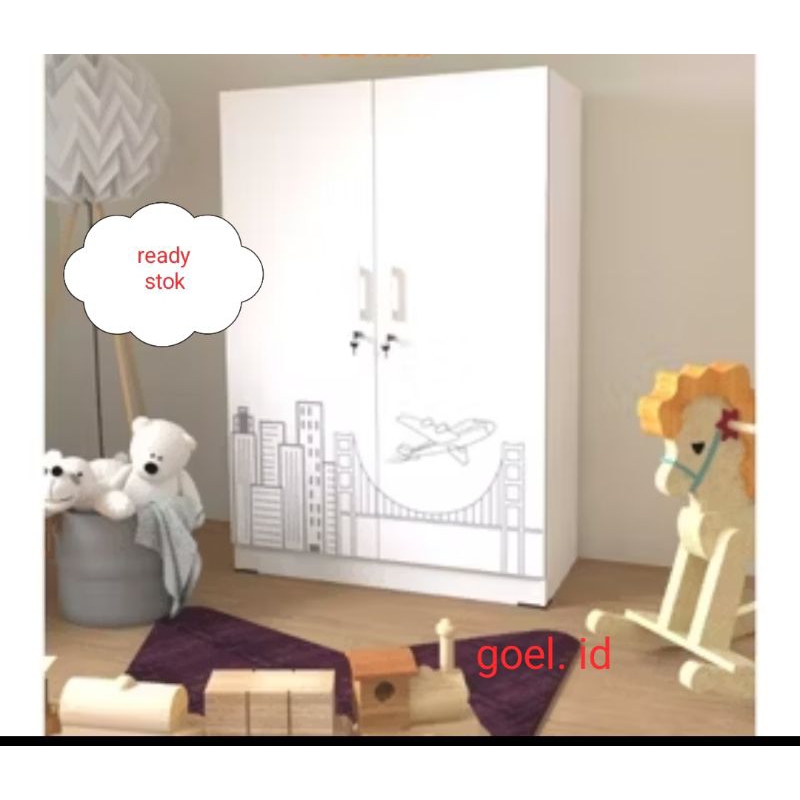 LEMARI ANAK / LEMARI PAKAIAN ANAK / LEMARI KOST / LEMARI KOSTAN/ Lemari baju anak / lemari pakaian /