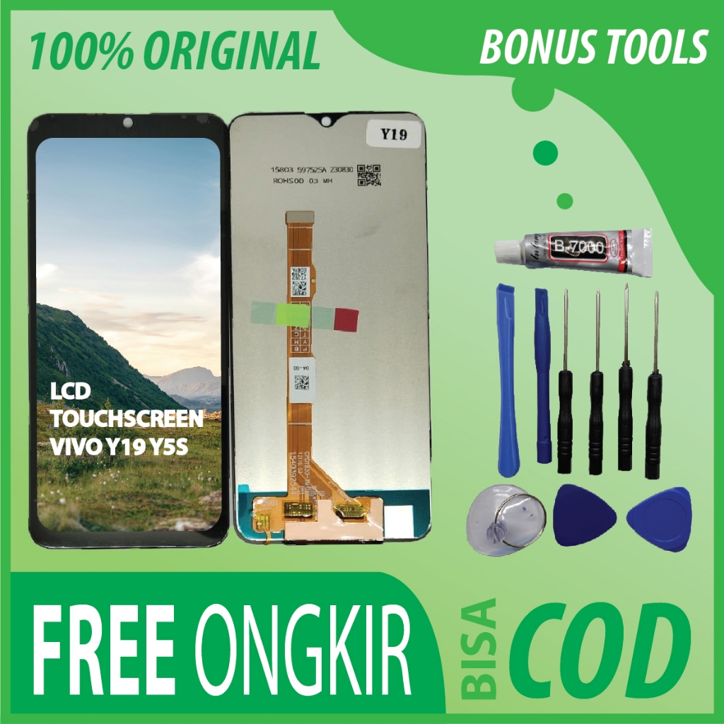 【ORIGINAL 100%】LCD TOUCHSCREEN VIVO Y19/ Y5S FULLSET TOUCHSCREEN / ORIGINAL100%