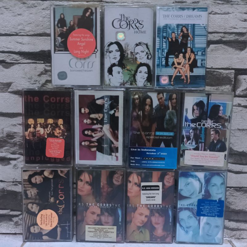 Kaset Pita The Corrs Forgiven Not Forgotten Talk On Corners S.E Asia Version Special Edition Unplugg