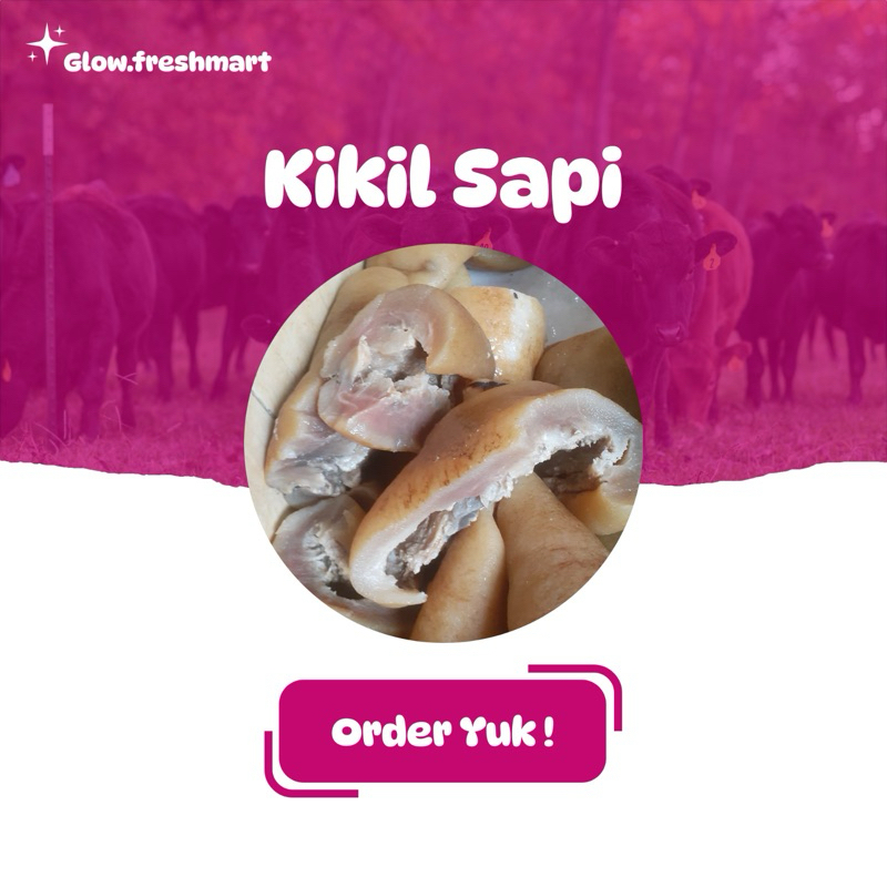 KIKIL SAPI MENTAH FRESH | KIKIL SAPI TERMURAH | KIKIL SAPI 1 KG | KIKIL SAPI 500gr