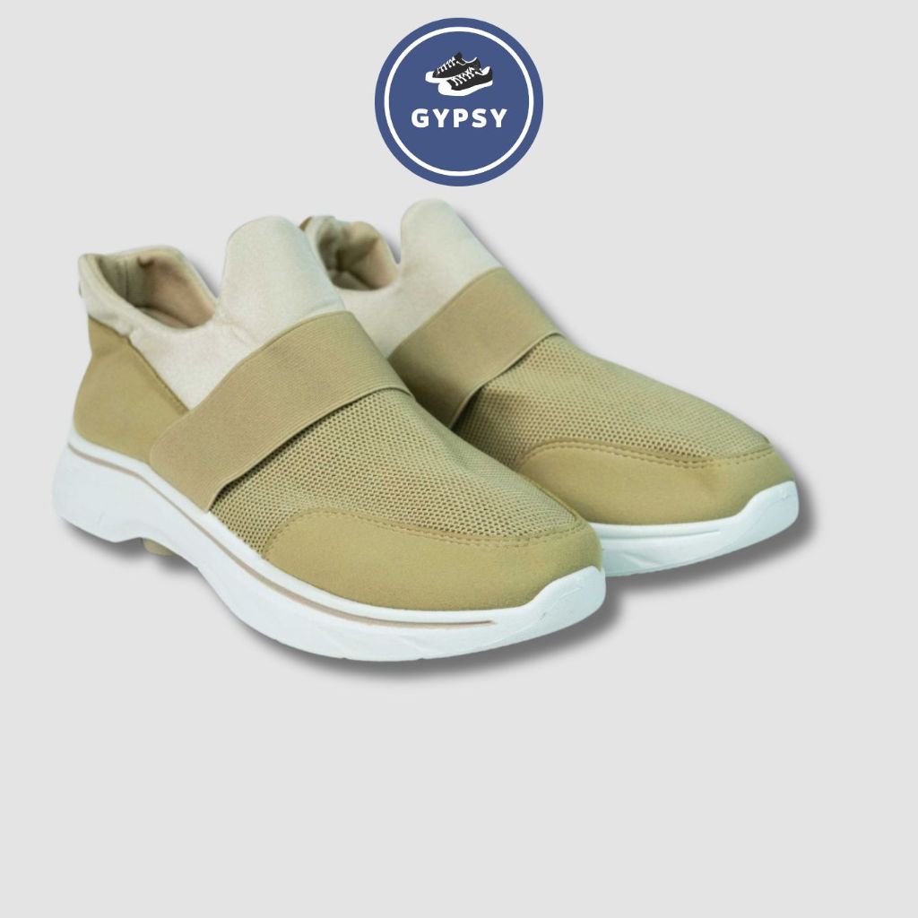 Gypsy - Sepatu Sneakers Wanita Model Nyaman Dipakai Korea Style Bahan Flyknit Harper